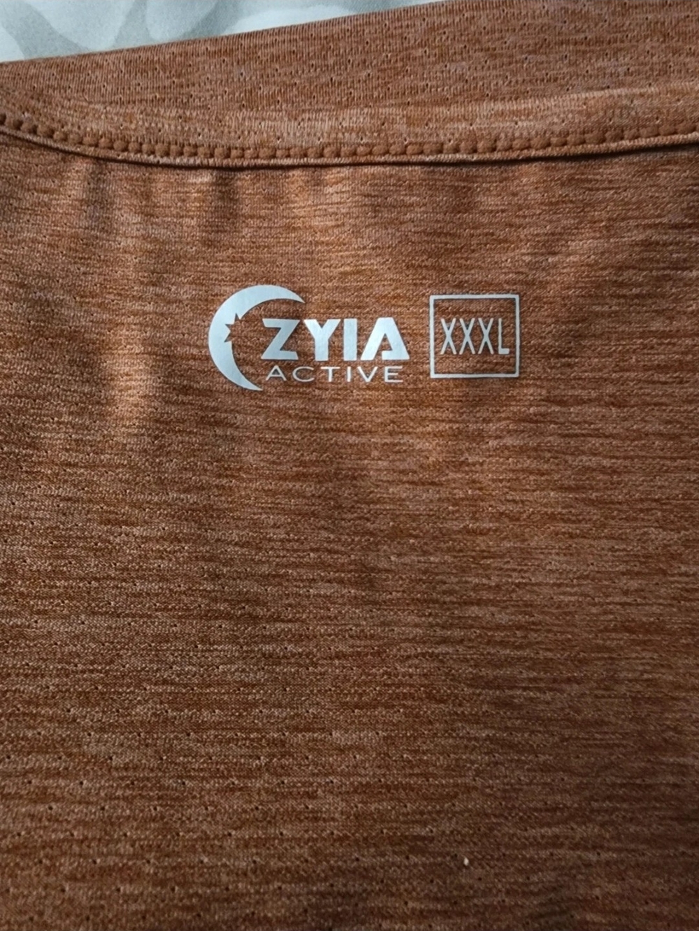 Zyia Active Men's Brick Draft Muscle Tank Women's Tank Top in Brown Size XXXL - Picture 3 of 3